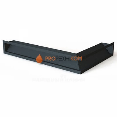 LUFT 1000х400 мм черный муар угловая левая