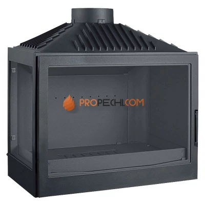 Каминная топка Liseo Castiron LCI 7 GFL стекло слева