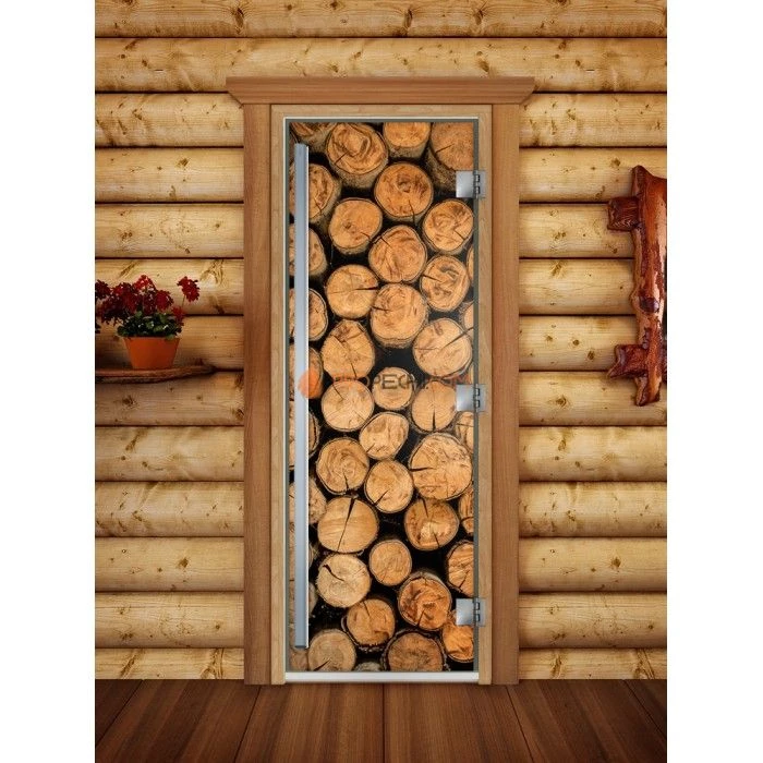 Дверь для бани DoorWood Престиж Фотопечать А046, 2000x800 мм