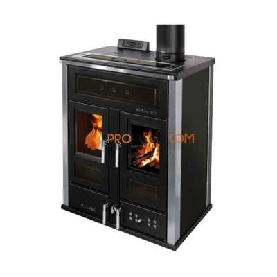 Отопительная печь Klover BI-FIRE MID (матовый черный)