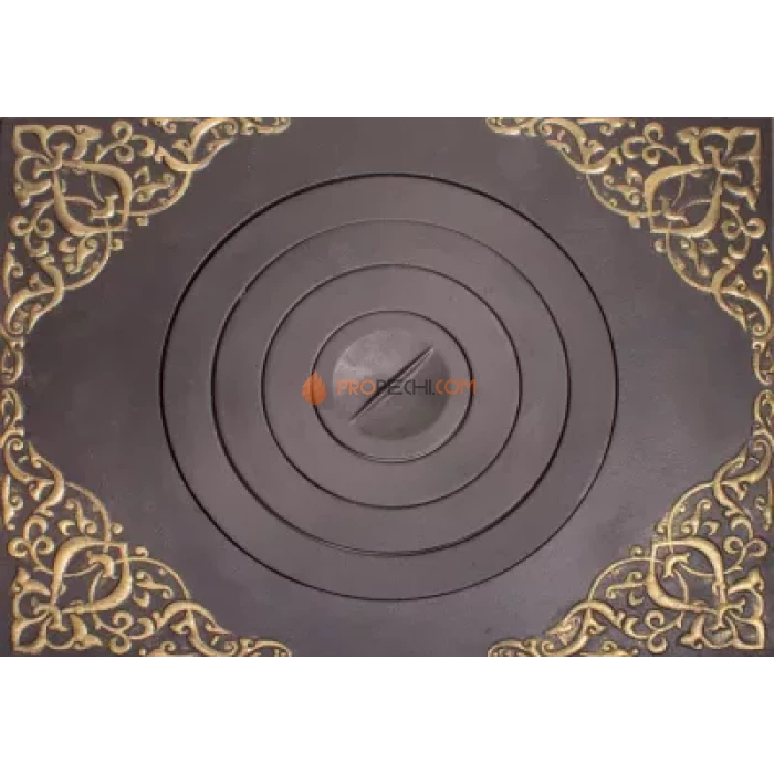 Плита под казан Гефест 04 530х705 ф400 с патиной