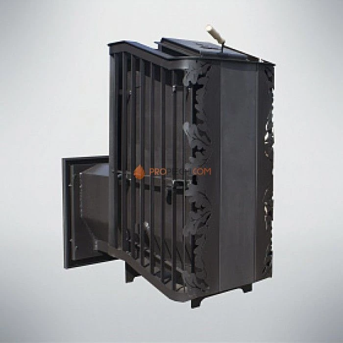 Дровяная печь для бани Варвара Терма Каменка удлиненная