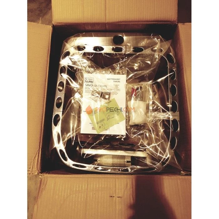 Электрическая печь SAWO SAVONIA COMBI SAVC-105NS-Z 10.5 кВт (встроенный парогенератор, пульт и блок мощности докупаются отдельно)