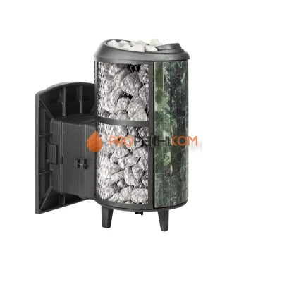 Печь банная «Атмосфера L» комбинированная сетка-ламель «Змеевик»