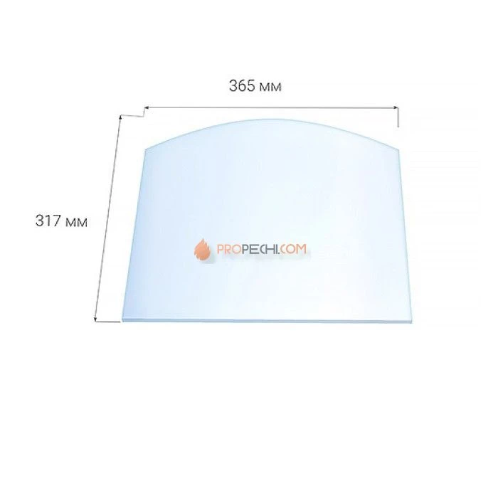 Стекло для дверцы Везувий 205 (Арка)