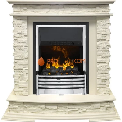 Каминокомплект Dimplex Luzern - Слоновая кость с очагом Flagstaff