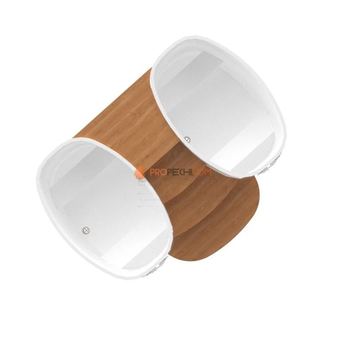 Подиум BentWood на 2 купели 0,76х1,16 из натурального дуба