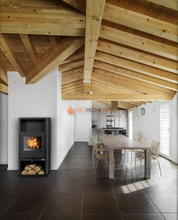 Печь-камин ABX Narvik I бразильский песчаник