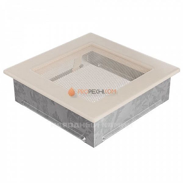 Вентиляционная решетка Kratki 17х17 кремовая