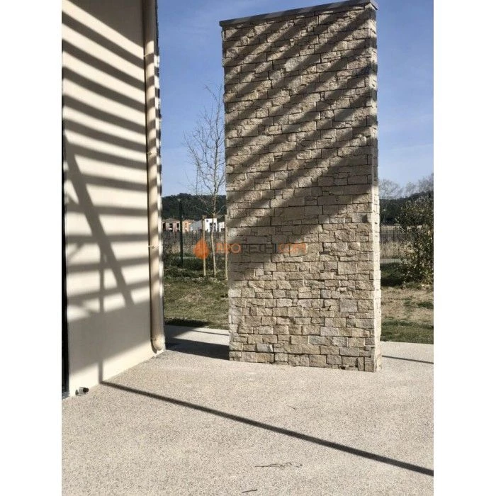 Панель из грубого камня Кварцит серо-коричневый (550х200мм) упак. (4шт/0,44м2)