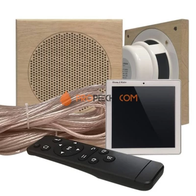 Комплект акустической системы встраиваемый SW-Sensor-2 White (две колонки Wood, квадрат)