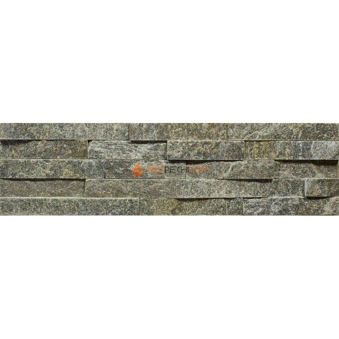 Панель Классик Кварцит Зеленый (600х150мм) упак. (7шт/0,63м2)