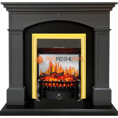 Каминокомплект Royal Flame Langford - Серый графит с очагом Fobos FX M Brass
