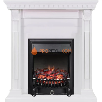 Каминокомплект Royal Flame Orlean - Белый с очагом Fobos FX Black