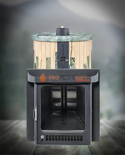 Банная печь Ферингер ПФ Оптима Жадеит + Окаменевшее дерево