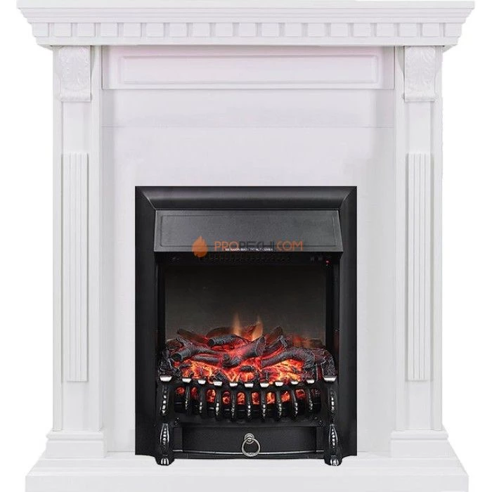 Каминокомплект Royal Flame Orlean - Белый с очагом Fobos FX Black