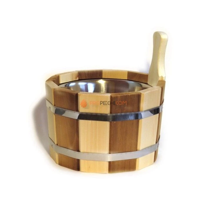 Ушат 3,5л. комбинированный с нерж. вставкой