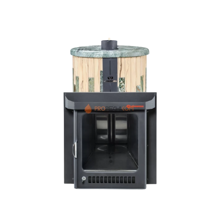 Дровяная печь для бани Ферингер Макси До 38 м³ - Жадеит + Окаменевшее дерево