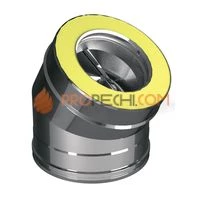 Отвод 30° D120/220, AISI 321/304 (Вулкан)