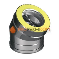 Отвод 30° D120/220, AISI 321/304 (Вулкан)