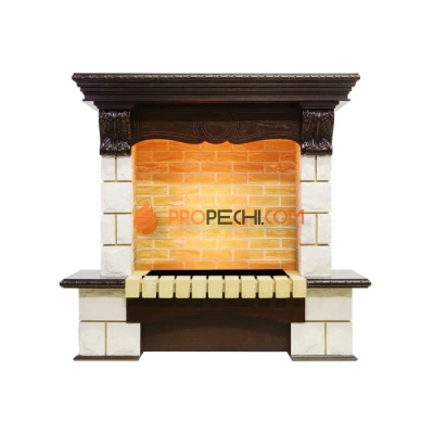 Портал Dimplex Pierre Luxe - Темный дуб / Шампань (Высота 1035мм)