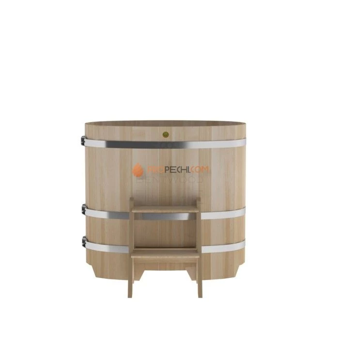 Купель BentWood овальная из кедра 0,59х1,06 премиум