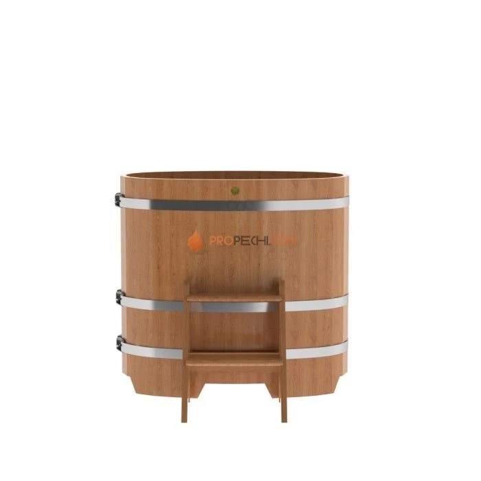 Купель BentWood овальная из натурального дуба 0,59х1,06