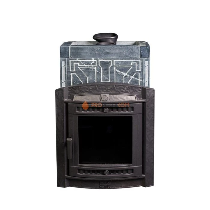  Печь банная "Атмосфера L" в облицовке "Талькохлорит" узор №7