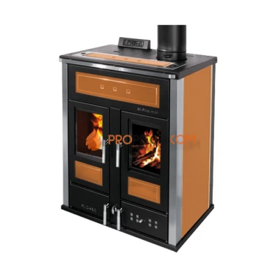 Отопительная печь Klover BI-FIRE MID (охра)