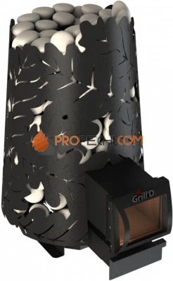 Банная печь Dubravo 180 Long (дверца со стеклом)