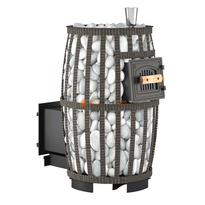 Чугунная печь для бани Везувий Легенда Русский пар Ковка 30 (270)