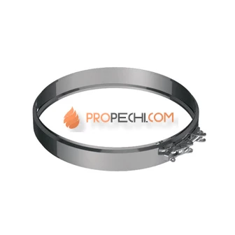 ХОМУТ СОЕДИНИТЕЛЬНЫЙ D250, AISI 321 (ВУЛКАН)