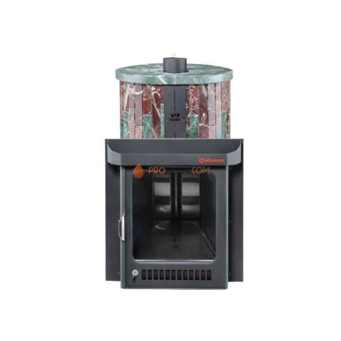 Дровяная печь для бани Ферингер Малютка До 18 м³ - Змеевик + Россо Леванте