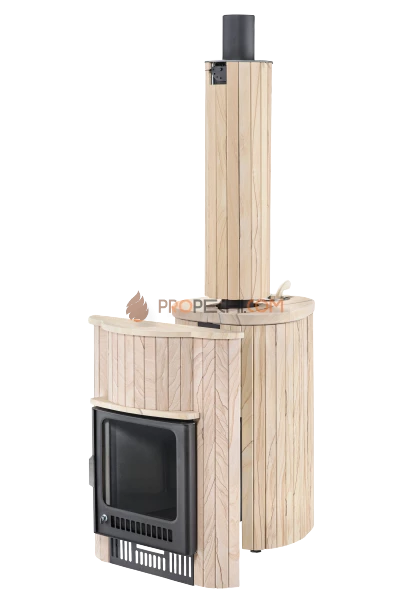 Банная печь Ферингер Малютка "Окаменевшее дерево" цельный