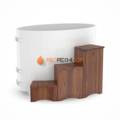 Подиум 2 из мореной лиственницы для купели