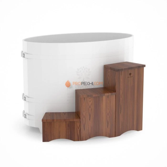 Подиум 2 из мореной лиственницы для купели