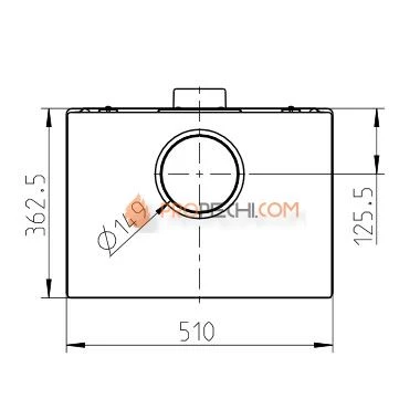 Печь-камин Thorma WIESBADEN, черная