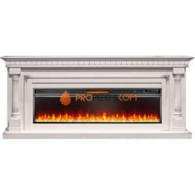 Каминокомплект Royal Flame Dallas 60 - Слоновая кость с патиной с очагом Vision 60 LED