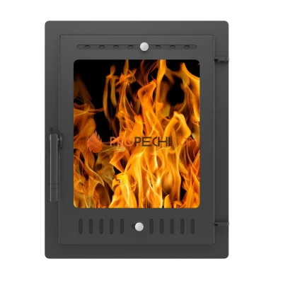 Дверка ЭВЕРЕСТ каминная 320 (М) Антрацит