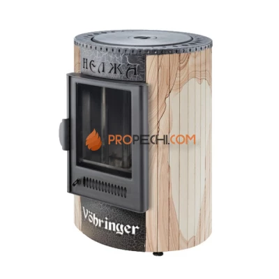 Отопительно-варочная печь Ферингер Нелжа - Окаменевшее дерево перенесенный рисунок