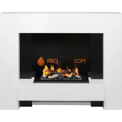 Каминокомплект Dimplex Tokyo - Белый с очагом Cassette 400 LNH-INT (с дровами)