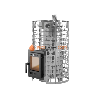 Дровяная печь для бани Эверест Steam Master 24 INOX (210М) б/в