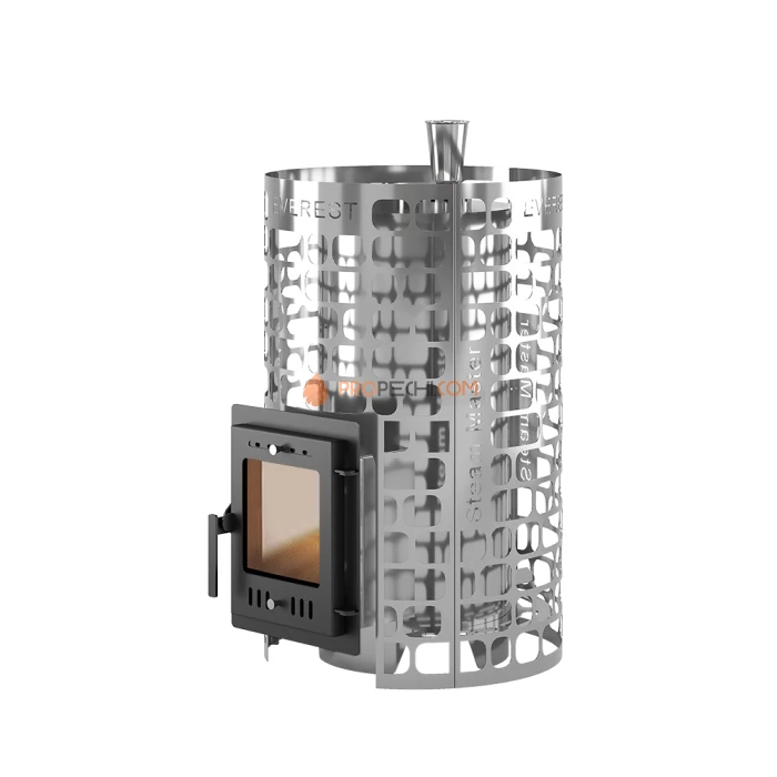 Дровяная печь для бани Эверест Steam Master 24 INOX (210М) б/в