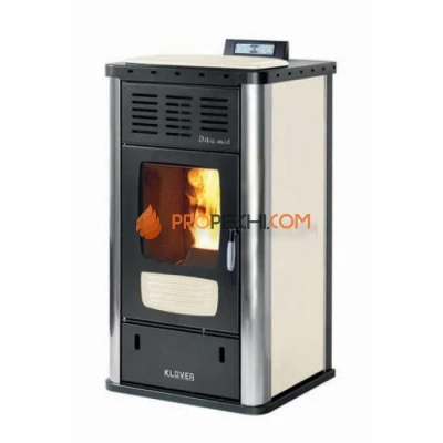 Отопительная печь Klover DIVA MID (слоновая кость)