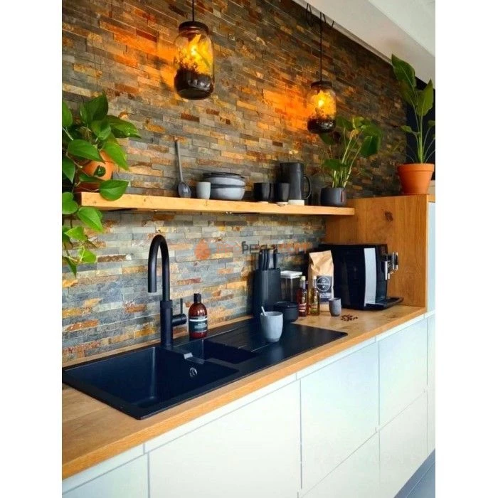 Панель Классик Сланец Мультиколор (600х150мм) упак. (7шт/0,63м2)