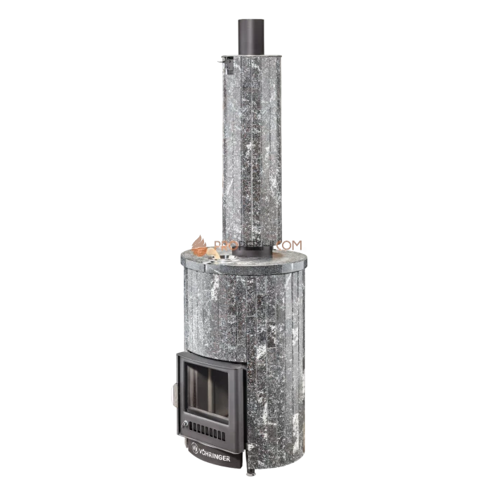 Дровяная печь для бани Ферингер Уют-25 до 25 м³ - Амфиболит наборный