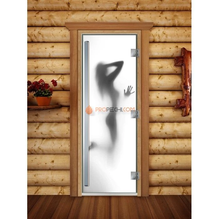 Дверь для бани DoorWood Престиж Фотопечать А070, 2000x800 мм