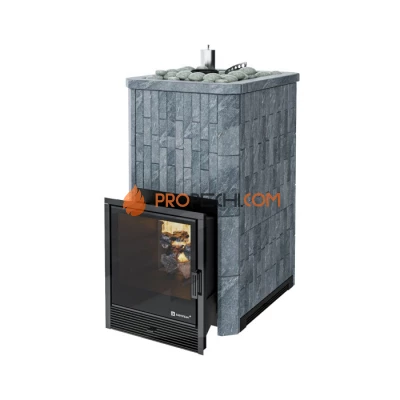 Дровяная печь для бани ИзиСтим Южная 22 в камне Змеевик