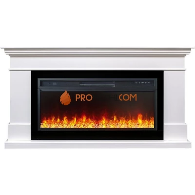 Каминокомплект Royal Flame California - Белый (Высота 850 мм) с очагом Vision 42 LED