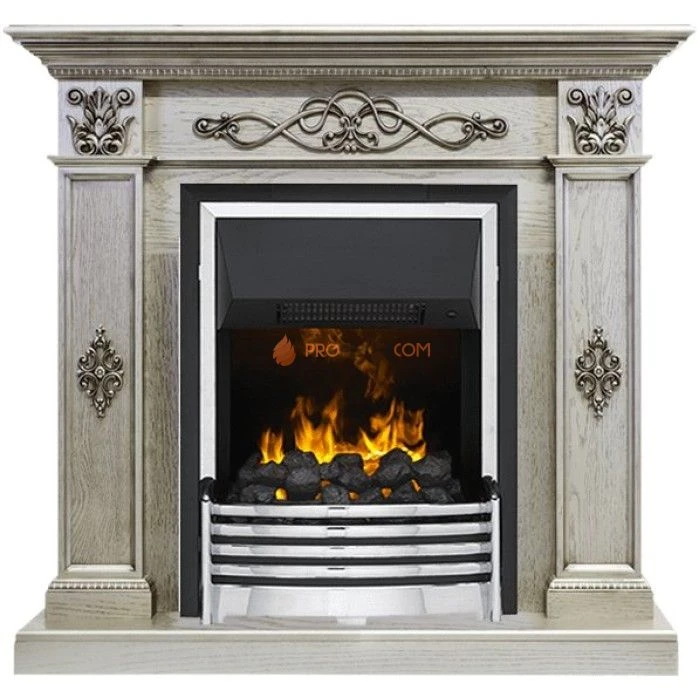 Каминокомплект Dimplex Derby - Old silver с очагом Flagstaff